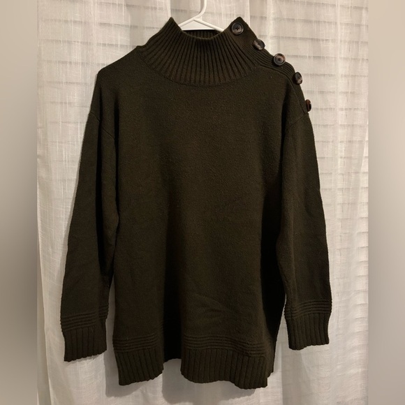 Anthropologie Sweaters - Anthropologie Margarita Tunic in Olive